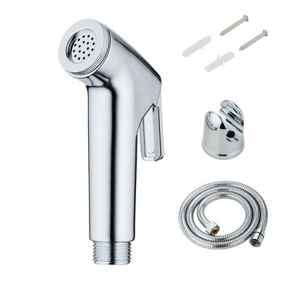 Triggered Nozzle jet Toilet Spray Shattaf Hand Held Chrome Surface OEM