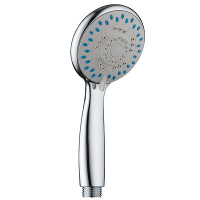 ABS TPR Shower Spray Head , 0.3MPA Chrome Plated Hanging Shower Head