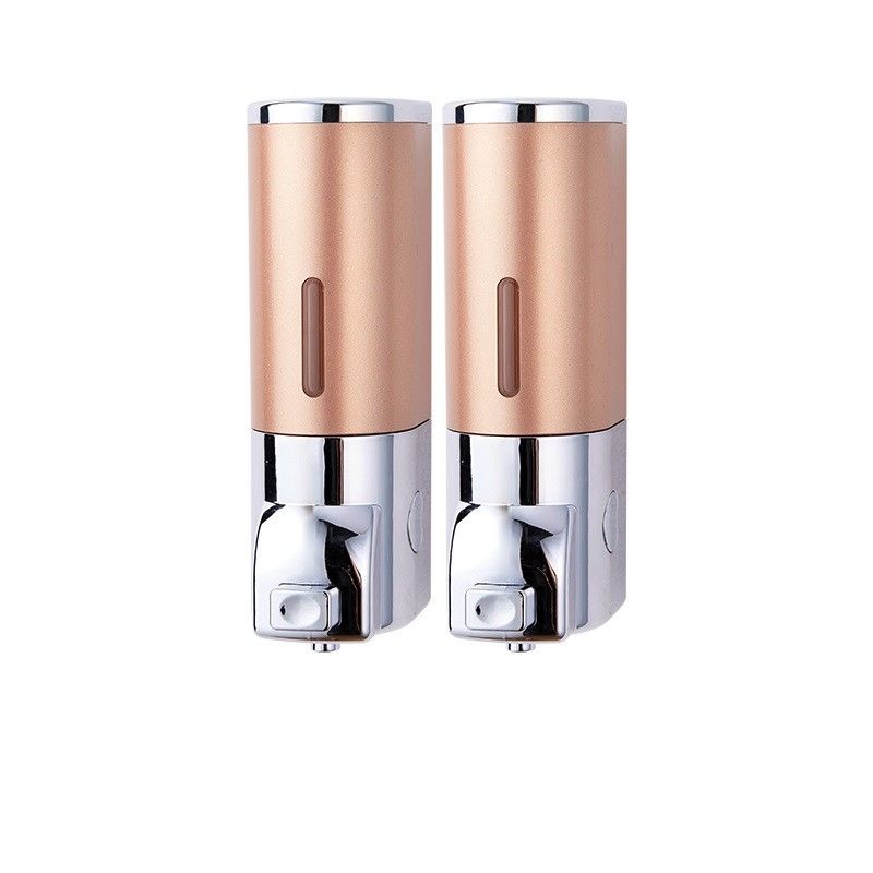 Hotels Wall Soap Dispenser For Bathroom Refillable 2 Pack 400ml Capacity